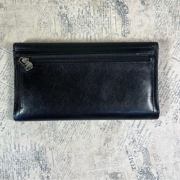 Monsac trifold Italian Leather  Wallet - Picture 3 of 11